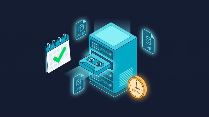 Script Bash para backups automáticos de archivos y bases de datos